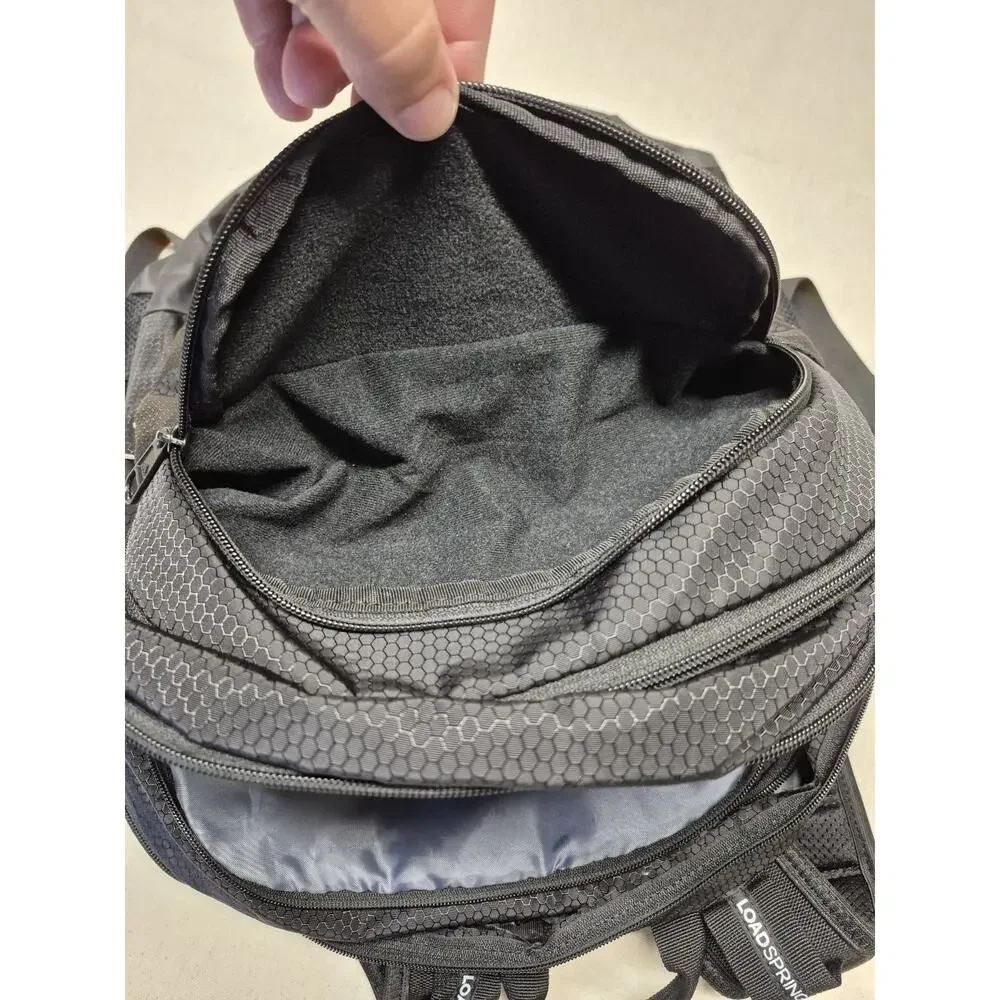 Adidas Load Spring Backpack Black Laptop Travel School Work Tons of Pockets